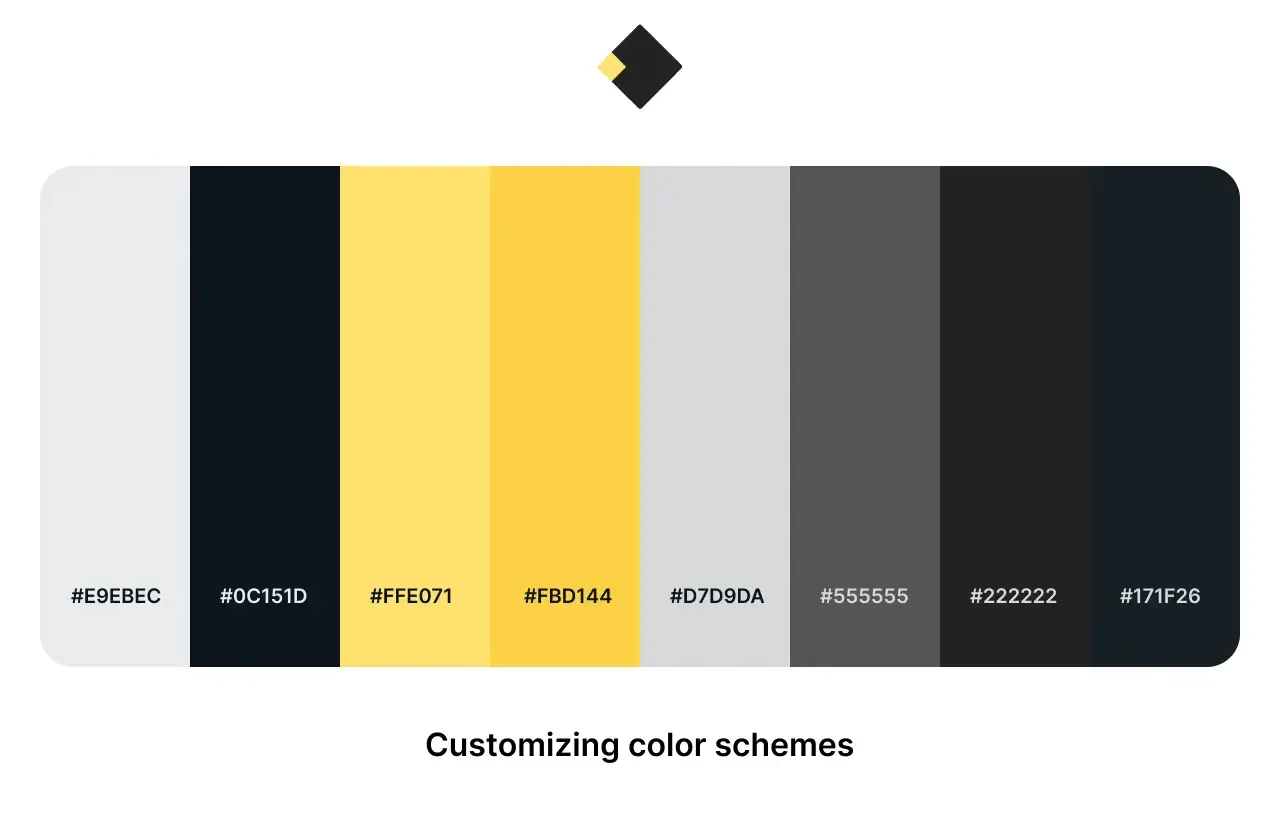 Customizing color schemes